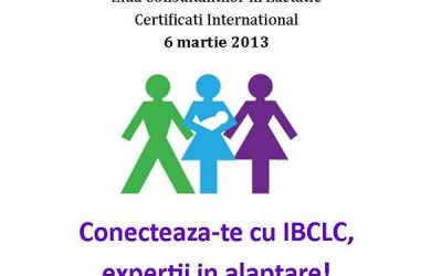 Mâine sărbătorim IBCLC Day: Ziua Consultanților în Lactație Certificați Internațional