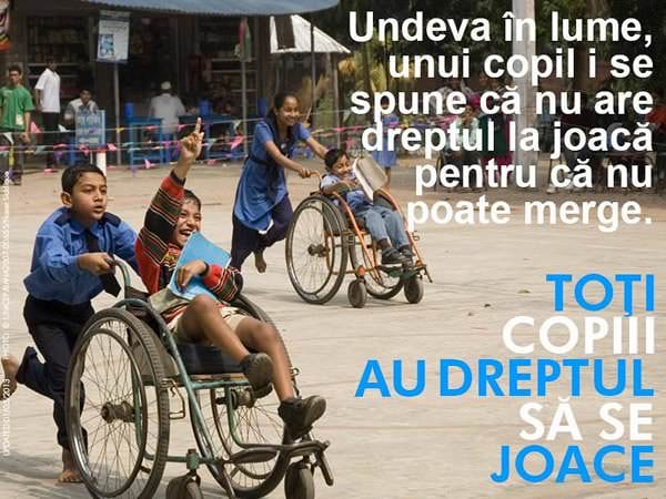 O lume mai bună pentru copiii cu dizABILITĂȚI