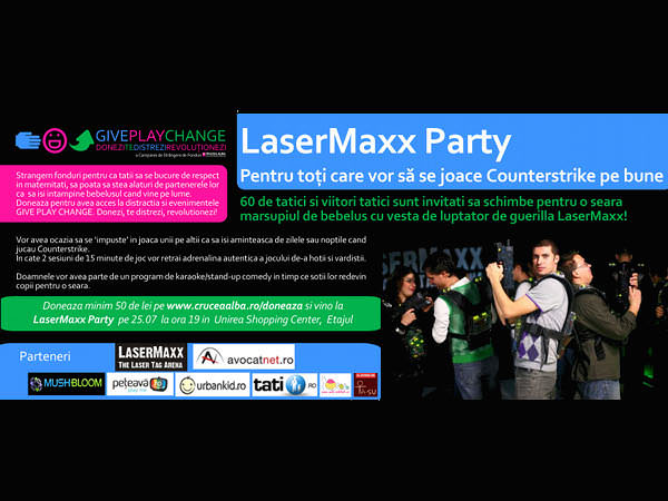 LaserMaxx Party – pentru tăticii care vor să joace Counterstrike pe bune